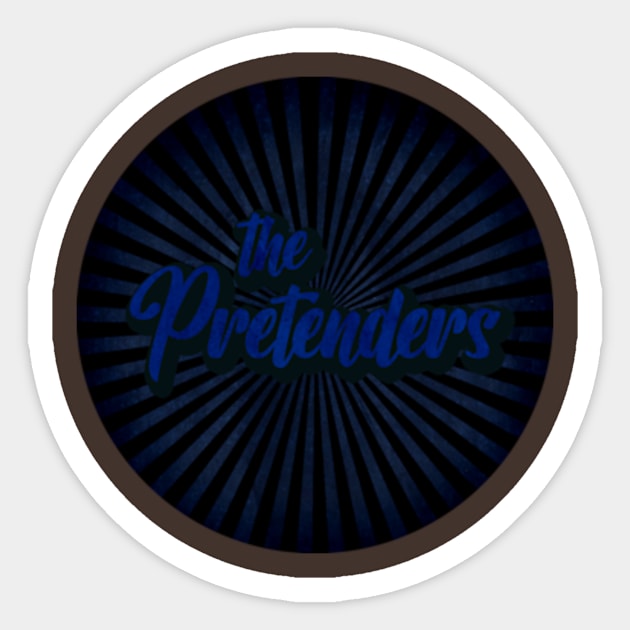 vintage the pretenders Sticker by Wizz Ventura